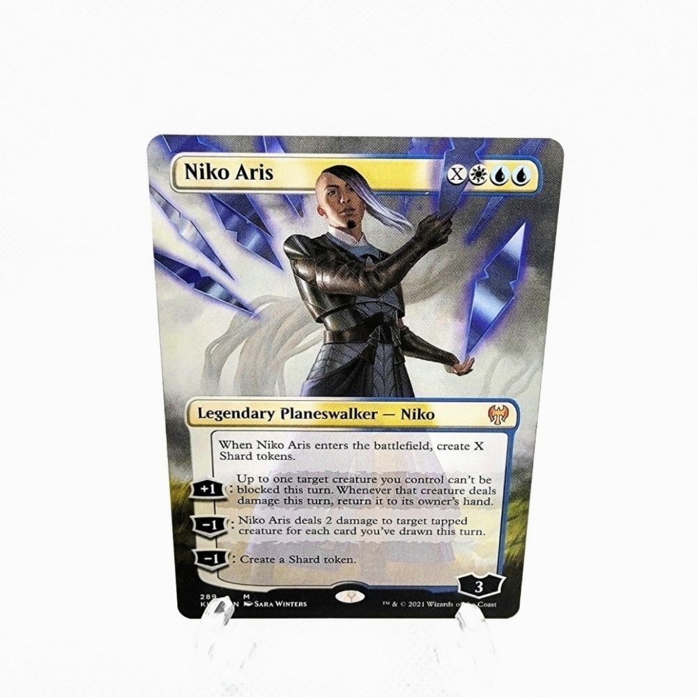 MTG Niko Aris (Borderless) – Kaldheim Card # 289